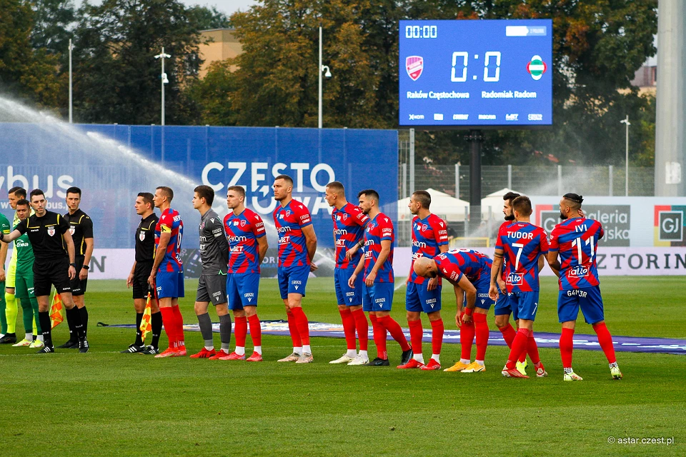 PKO Ekstraklasa: 29.09.2021 - Raków Częstochowa - Radomiak Radom