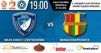 WLKS Kmicic Częstochowa - Bongo Krapkowice, 21.10.2018r. godzi. 19:00