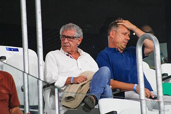 Kibice na meczu eliminacji Ligi Mistrzów: Raków Częstochowa - FC Kopenhaga