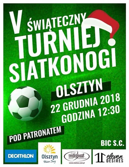 V edycja Świątecznego Turnieju Siatkonogi już w sobotę 22 grudnia !