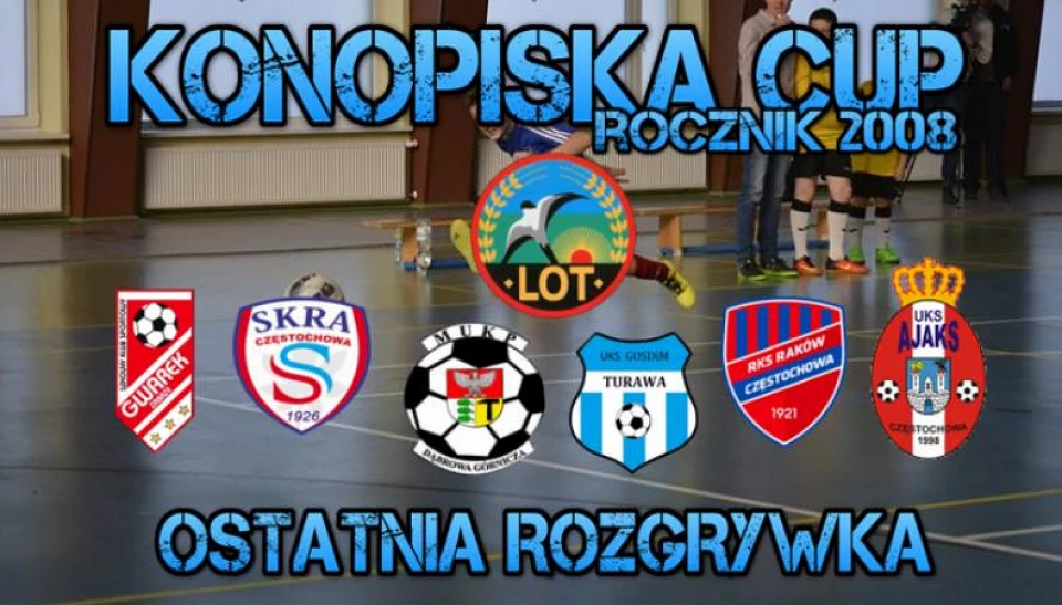 Zmagania młodych piłkarzy z rocznika 2008 zakończą cykl turniejów „Konopiska Cup”