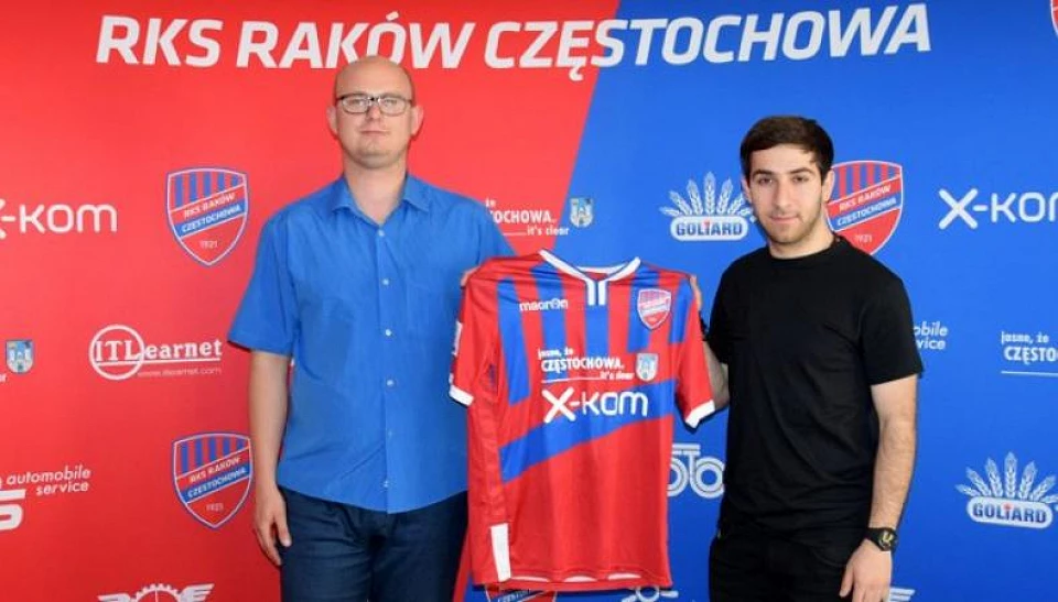 Kolejny nowy piłkarz przy Limanowskiego. Aghvan Papikyan będzie grał w Rakowie
