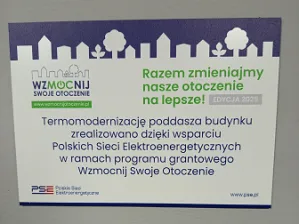 Termoizolacja poddasza budynku klubowego K.S. Grom Miedźno zakończona!