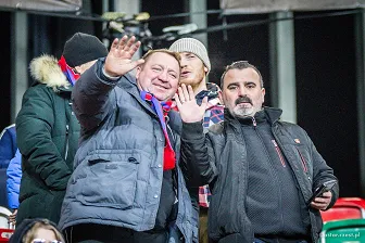 Kibice na meczu Ligi Konferencji: Raków - Zrinjski