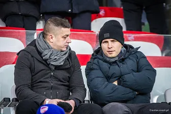 Kibice na meczu Ligi Konferencji: Raków - Zrinjski