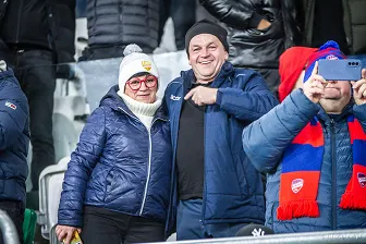 Kibice na meczu Ligi Konferencji: Raków - Zrinjski