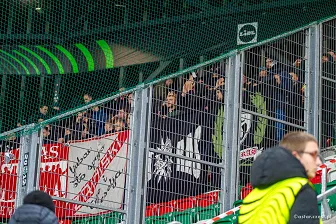 Kibice na meczu Ligi Konferencji: Raków - Zrinjski