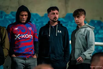 Kibice na meczu Ligi Konferencji: Omonia - Raków