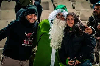 Kibice na meczu Ligi Konferencji: Omonia - Raków