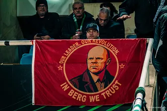 Kibice na meczu Ligi Konferencji: Omonia - Raków
