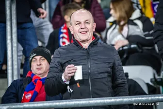 Kibice na meczu Ligi Konferencji: Raków - Fiorentina
