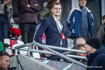 Kibice na meczu Ligi Konferencji: Raków - Fiorentina