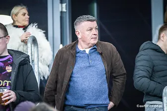 Kibice na meczu Ligi Konferencji: Raków - Fiorentina