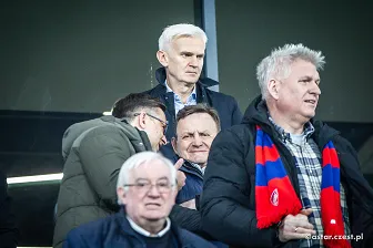 Kibice na meczu Ligi Konferencji: Raków - Fiorentina