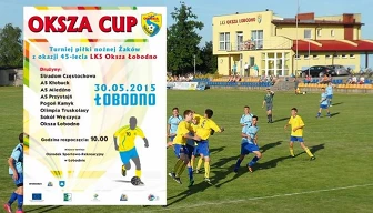 Turniej żaków „Oksza Cup 2015” z okazji obchodów 45-lecia LKS „OKSZA” Łobodno