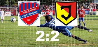 Sparing : Remis Rakowa z Jagiellonią Białystok