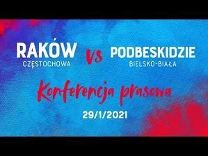 Konferencja po meczu Raków Częstochowa – Podbeskidzie Bielsko-Biała