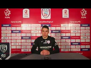 Mikołaj Biegański po meczy z Bytovią Bytów