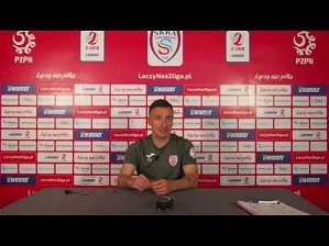 Dawid Niedbała po meczy z rezerwami Lecha Poznań | 28.04.2021
