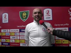 Marek Gołębiewski po meczu z GKS Katowice | 23.04.2021