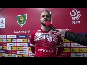 Mariusz Holik po meczu w Katowicach | 24.03.2021