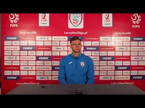 Karol Noiszewski bezpośrednio po meczy ze Stalą Rzeszów | 10.04.2021