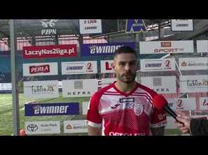 Maciej Kazimierowicz bezpośrednio po meczu z Motorem Lublin | 8.04.2021