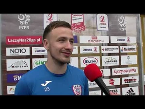 Dawid Niedbała po meczu w Chojnicach | 3.04.2021