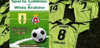 Ciekawy towarzyski mecz w Lublińcu!  Sparta – Wisła Kraków 1:3